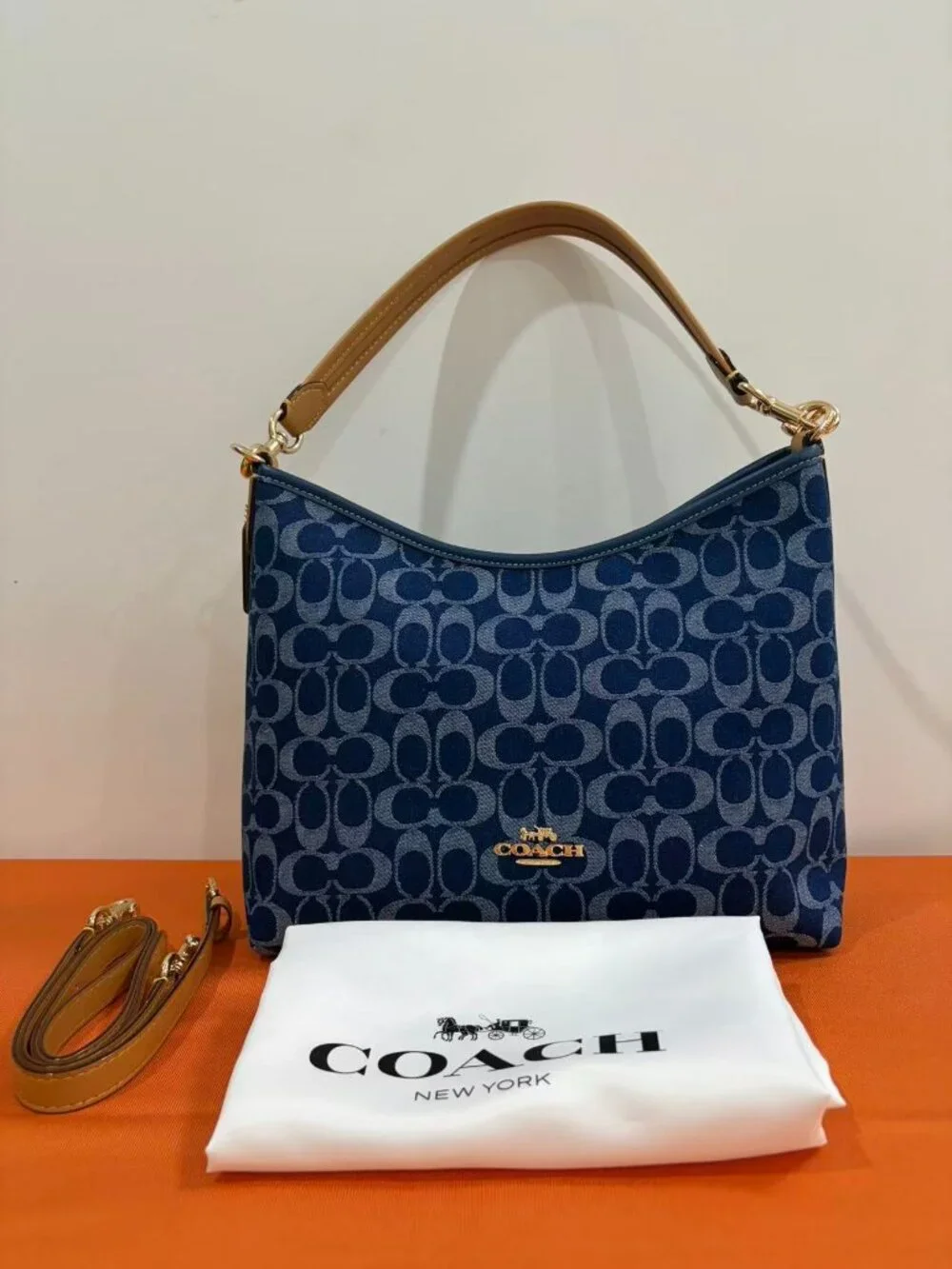 Coach Laurel Shoulder Bag in Signature Denim
